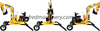 Schlepper mobiler Baggerbackger mit 360 ° -Wrdation