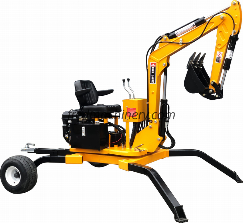 Schlepper mobiler Baggerbackger mit 360 ° -Wrdation