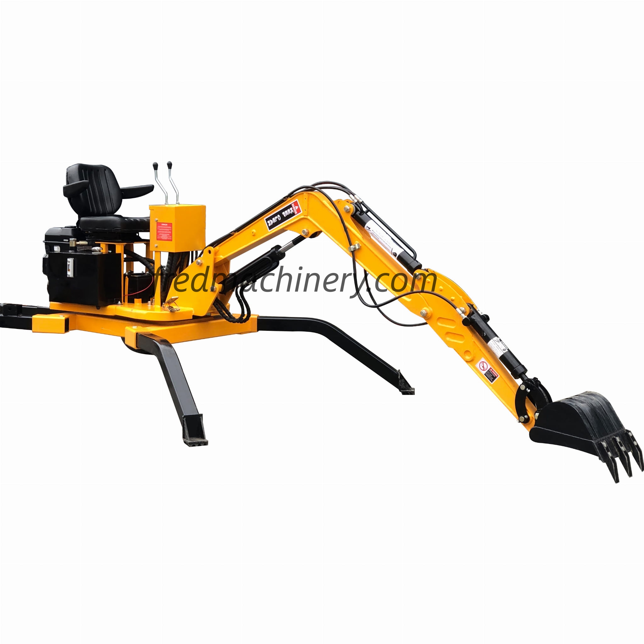 Schlepper mobiler Baggerbackger mit 360 ° -Wrdation