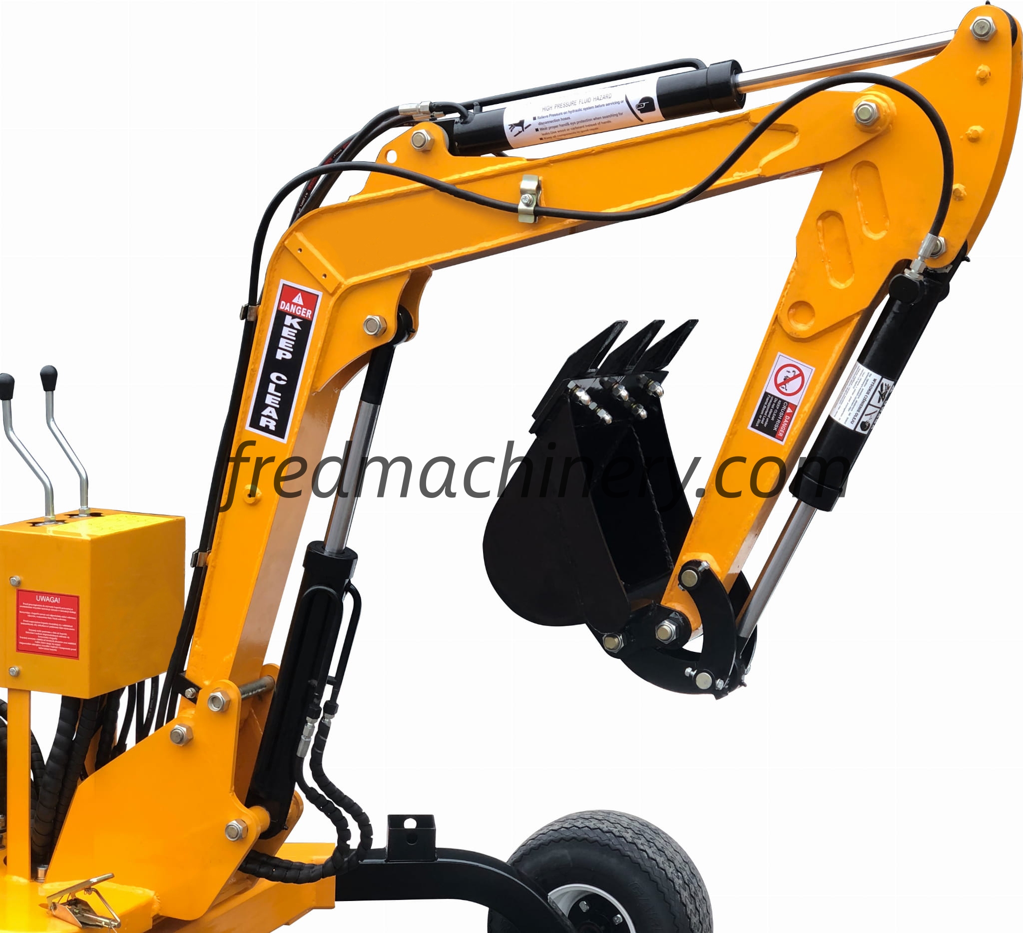 Schlepper mobiler Baggerbackger mit 360 ° -Wrdation